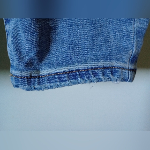 🙂Wonderly Distressed Denim Pull On Super Skinny Jeans Size 12 - Picture 4 of 13